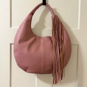 B-Low The Belt Fiona Leather Hobo Bag Pink